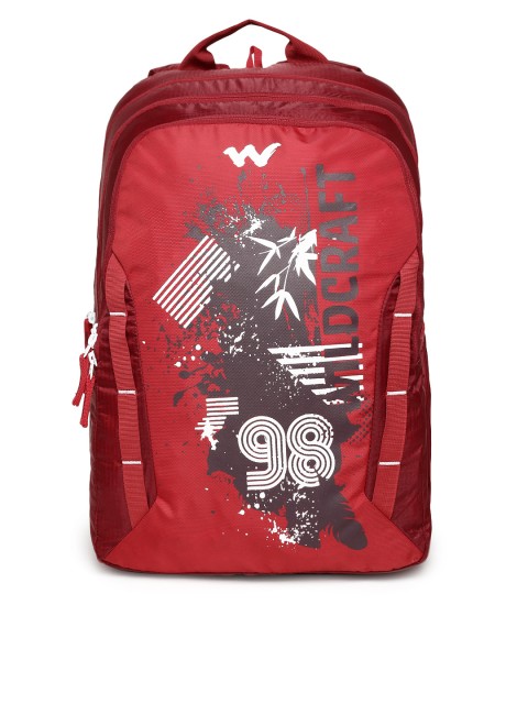 

Wildcraft Unisex Red Graphic Backpack