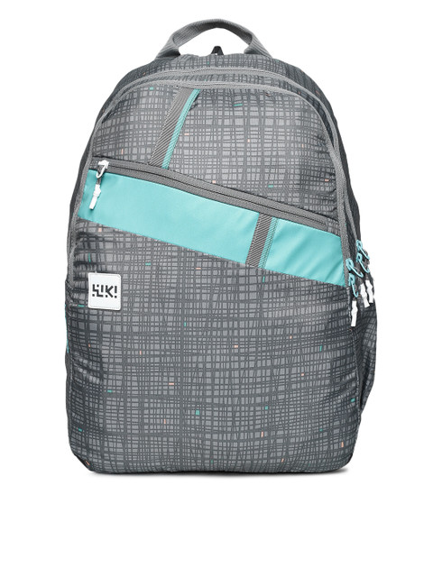 

Wildcraft Unisex Grey Graphic Backpack