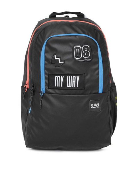 

Wildcraft Unisex Black Solid Backpack