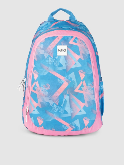 

Wildcraft Unisex Blue & Pink Graphic WIKI 7 Future Backpack