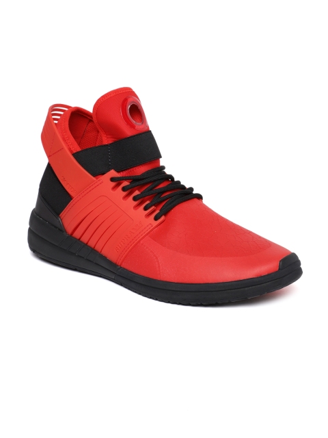 

Supra Men Red SKYTOP V Mid-Top Sneakers