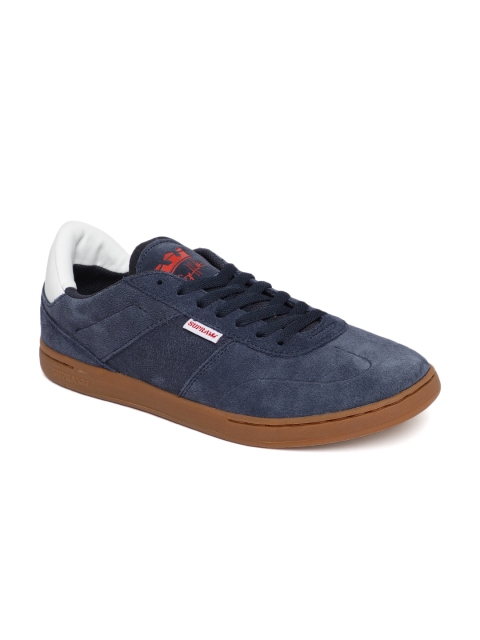 

Supra Men Navy Blue ELEVATE Suede Skate Shoes