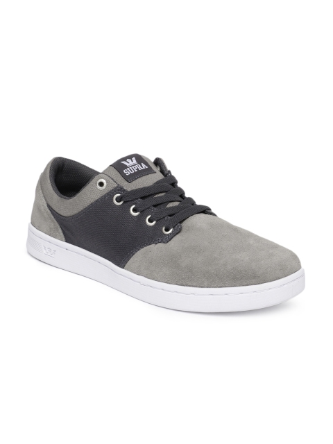 

Supra Men Grey CHINO COURT Suede Sneakers