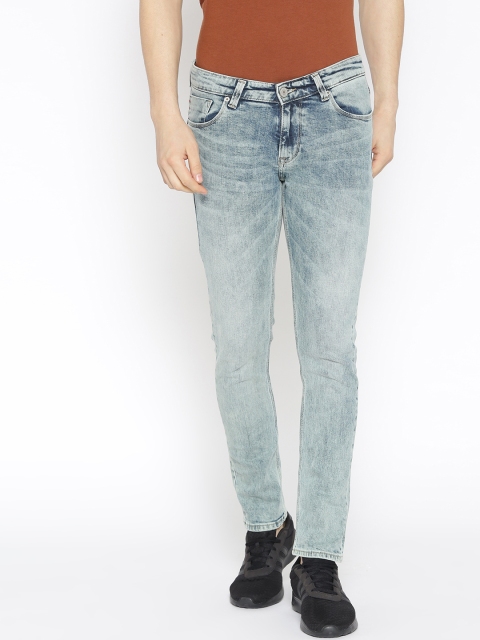 

SPYKAR Men Blue Skinny Fit Low-Rise Clean Look Stretchable Jeans