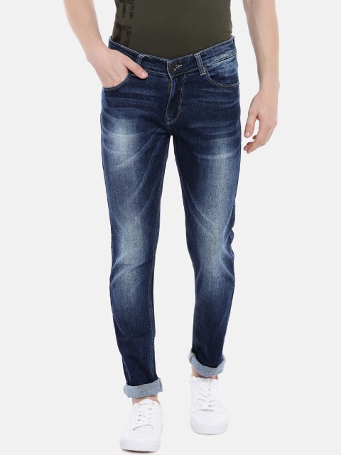 

SPYKAR Men Blue Skinny Fit Low-Rise Clean Look Stretchable Jeans