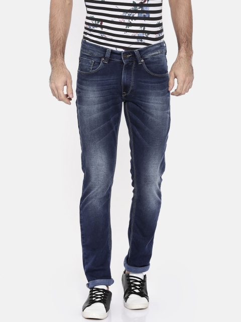 

SPYKAR Men Blue Rovers Slim Fit Low-Rise Clean Look Stretchable Jeans
