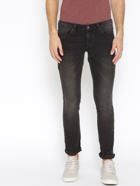 

SPYKAR Men Black Skinny Fit Low-Rise Clean Look Stretchable Jeans