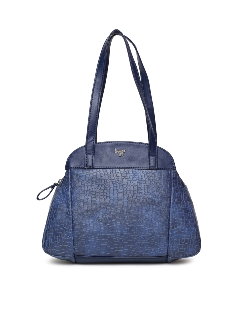 

Baggit Navy Blue Textured Shoulder Bag
