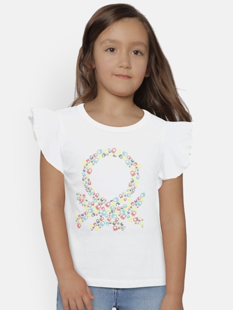 

United Colors of Benetton Girls White Top