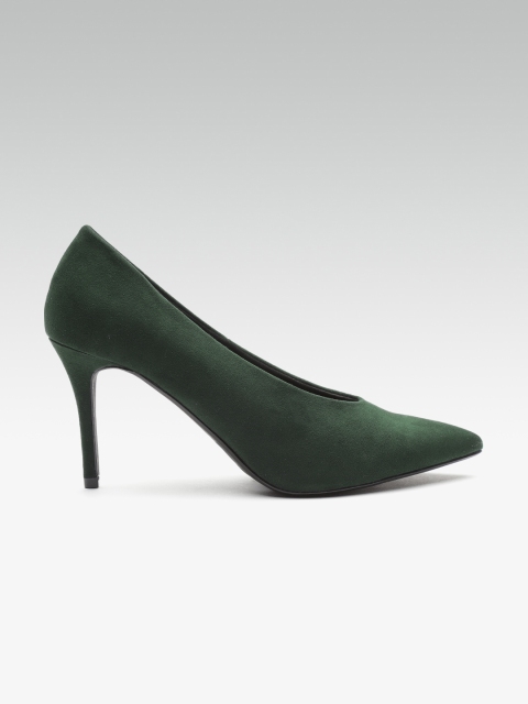 

DOROTHY PERKINS Women Green Solid Pumps