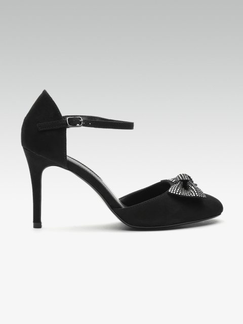 

DOROTHY PERKINS Women Black Studded Pumps