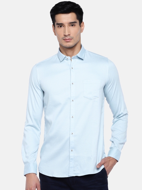 

Killer Men Blue Slender Slim Fit Solid Casual Shirt