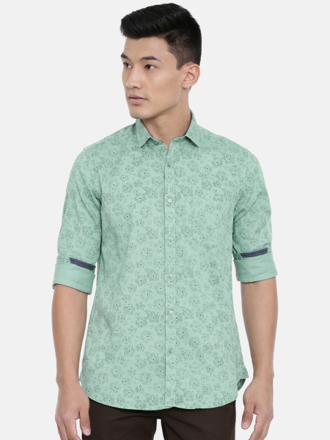 

Killer Men Green Slim Fit Printed Casual Shirt