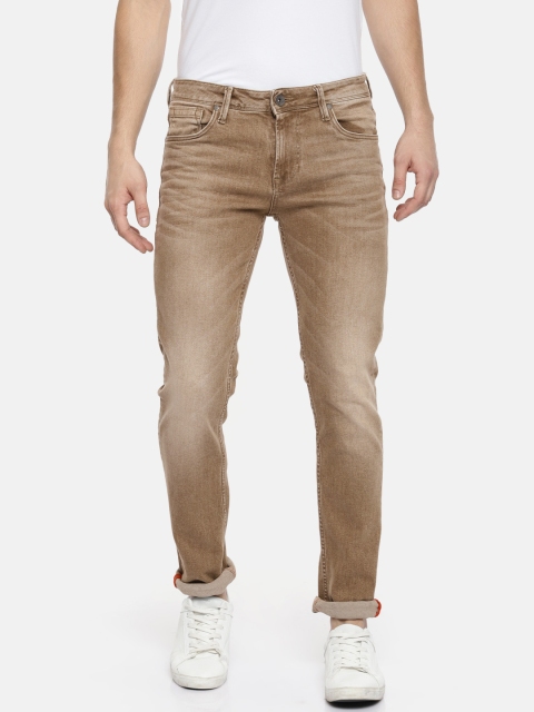 

Killer Men Khaki Slim Fit Low-Rise Clean Look Stretchable Jeans