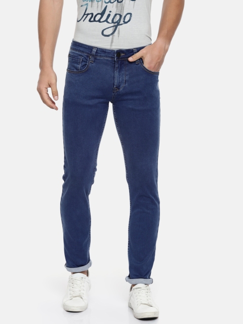 

Killer Men Blue Slim Fit Mid-Rise Clean Look Stretchable Jeans