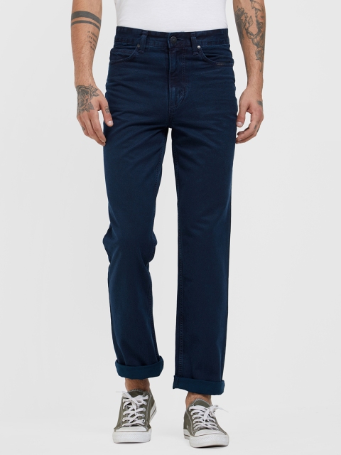 

Killer Men Blue Straight Fit High-Rise Clean Look Jeans