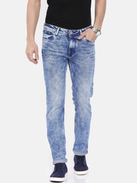 

Killer Men Blue Slim Straight Fit Mid-Rise Clean Look Stretchable Jeans