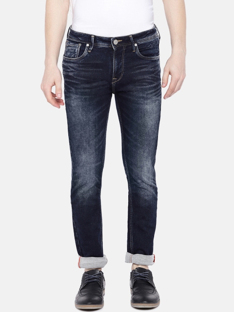 

Killer Men Navy Blue Skinny Fit Low-Rise Clean Look Stretchable Jeans