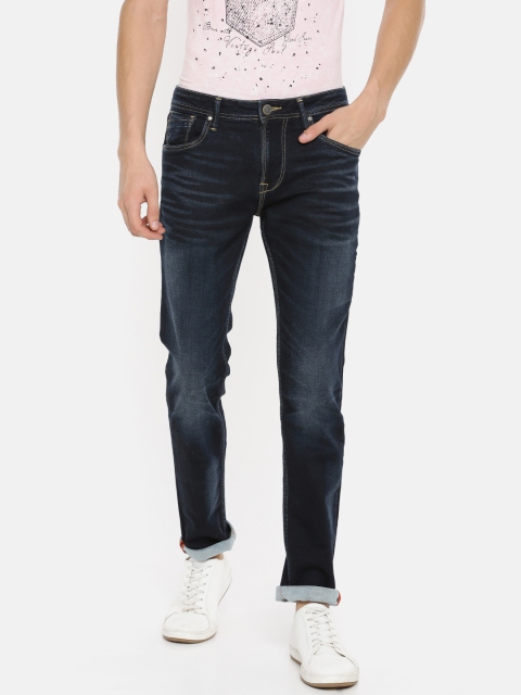 

Killer Men Blue Slank Slim Fit Mid-Rise Clean Look Stretchable Jeans