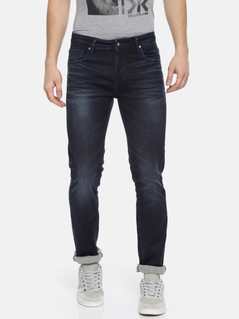 

Killer Men Blue Slim Fit Low-Rise Clean Look Jeans