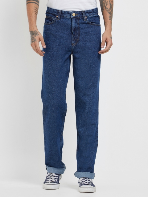 

Killer Men Blue Straight Fit High-Rise Clean Look Jeans