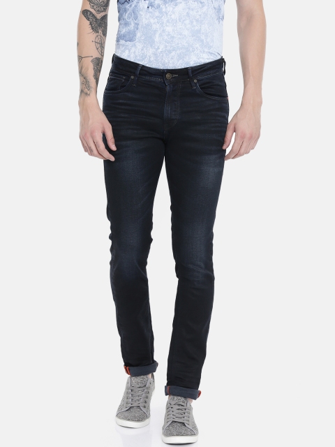 

Killer Men Blue Dunn Skinny Fit Mid-Rise Clean Look Stretchable Jeans