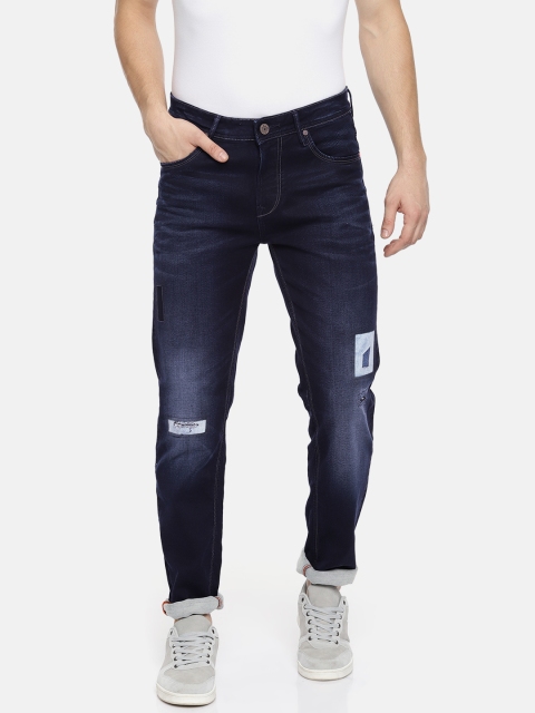 

Killer Men Blue Skinny Fit Mid-Rise Low Distress Stretchable Jeans