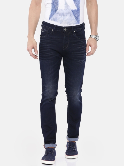 

Killer Men Navy Blue Skinny Fit Mid-Rise Clean Look Stretchable Jeans