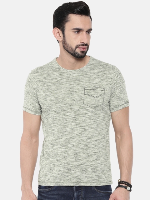 

Killer Men Green Solid Round Neck T-shirt