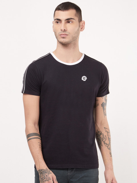 

Killer Men Black Solid Round Neck T-shirt