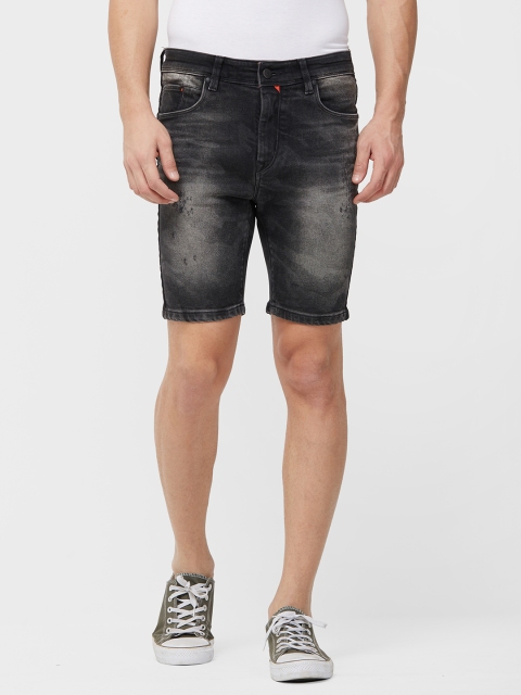 

Killer Men Charcoal Solid Slim Fit Chino Shorts