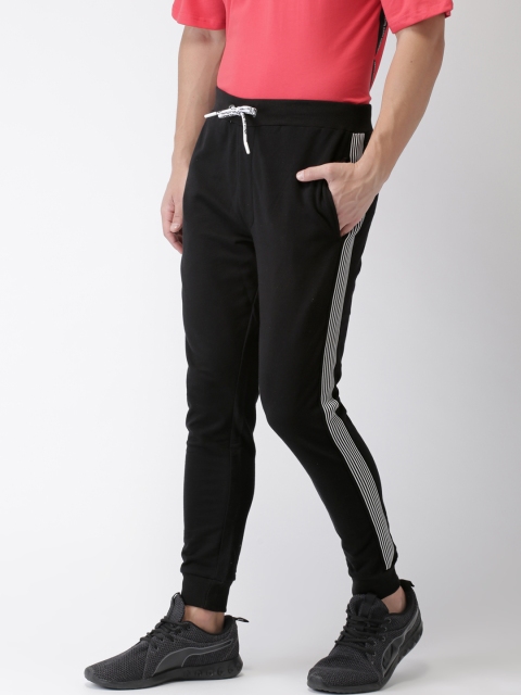 

Kappa Men Black SKIPPER Solid Joggers