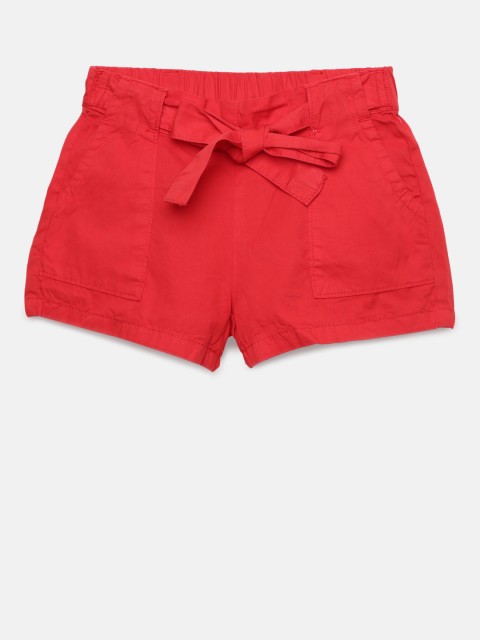 

Fame Forever by Lifestyle Girls Red Solid Regular Fit Shorts