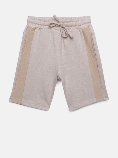 

Bossini Boys Off-White Solid Regular Fit Shorts