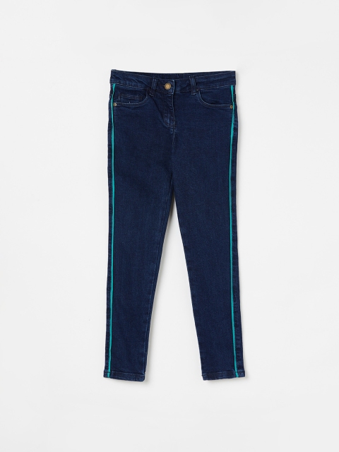 

Bossini Girls Navy Blue Skinny Fit Mid-Rise Clean Look Jeans