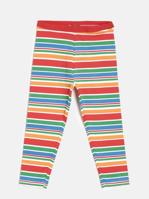 

Fame Forever by Lifestyle Girls Multicoloured Striped Leggings, Multi