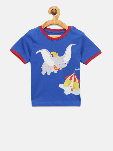 

Juniors by Lifestyle Boys Blue Printed Round Neck T-shirt