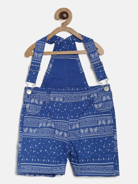 

Juniors by Lifestyle Girls Blue Printed Dungarees