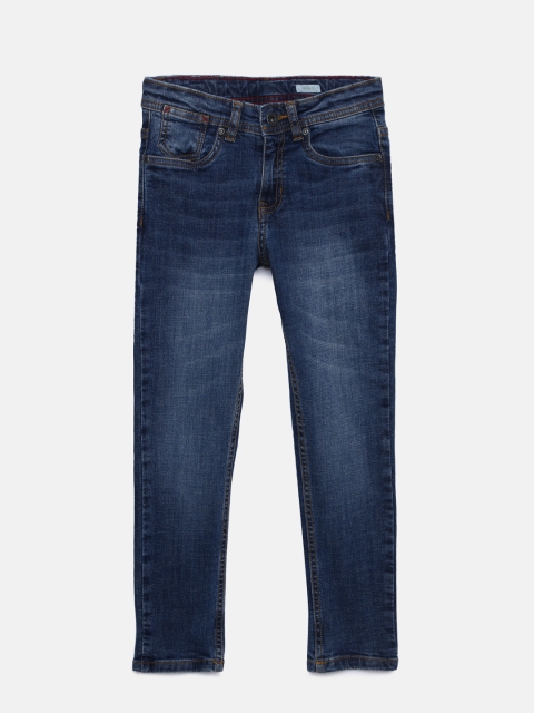

Bossini Boys Blue Regular Fit Mid-Rise Clean Look Stretchable Jeans