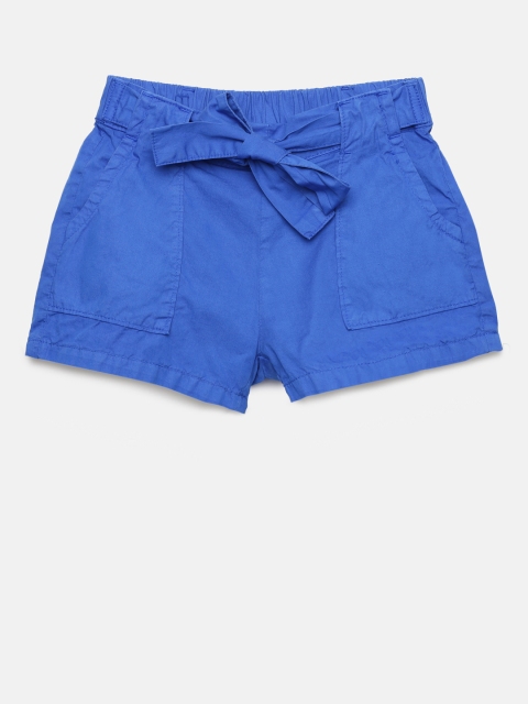 

Fame Forever by Lifestyle Girls Blue Solid Regular Fit Shorts
