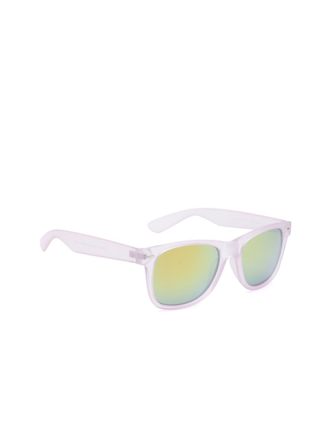 

Mast & Harbour Unisex Mirrored Wayfarer Sunglasses MFB-PN-AEP128Y-10, Yellow