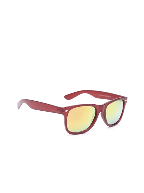 

Mast & Harbour Unisex Mirrored Wayfarer Sunglasses MFB-PN-AEP128Y-6, Yellow