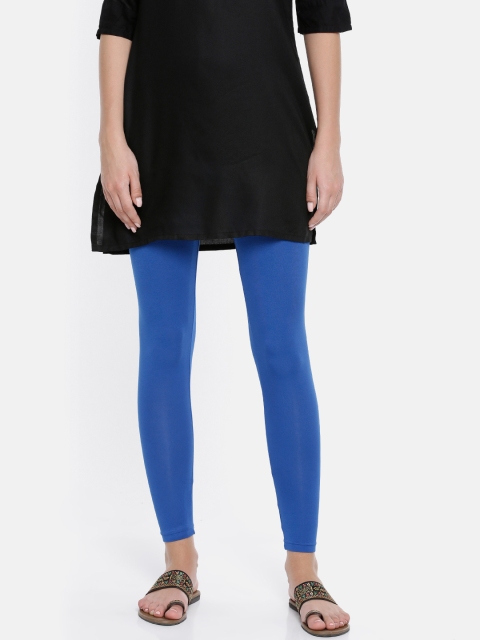 

Melange by Lifestyle Women Blue Solid Leggings