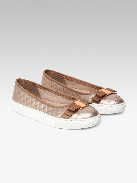 

Carlton London Women Rose Gold Solid Ballerinas