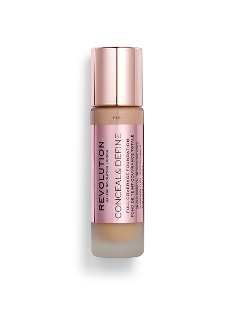 

Makeup Revolution London Conceal & Define Full Coverage Foundation - F10 23ml, Beige