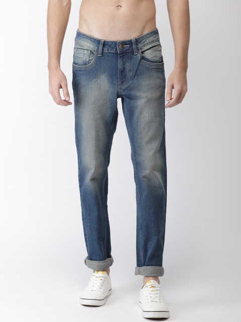 

Flying Machine Men Blue Jackson Skinny Fit Mid-Rise Clean Look Stretchable Jeans