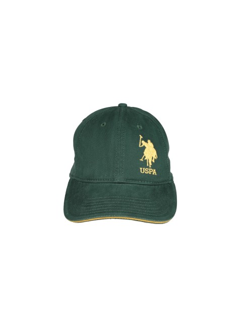 

U.S. Polo Assn. Men Green Solid Baseball Cap