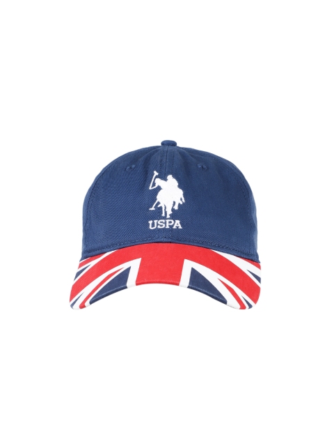 

U.S. Polo Assn. Men Blue Printed Baseball Cap