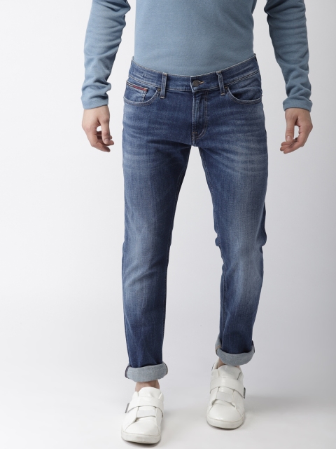 

Tommy Hilfiger Men Blue Scanton Slim Fit Mid-Rise Clean Look Stretchable Jeans