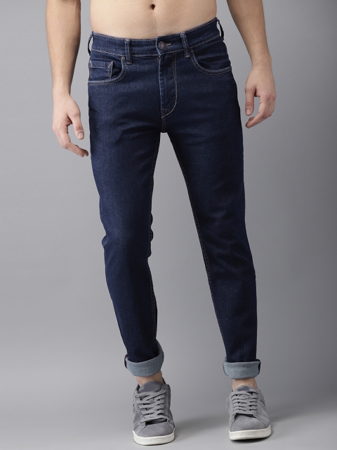 

HERE&NOW Men Blue Slim Fit Mid-Rise Clean Look Stretchable Jeans